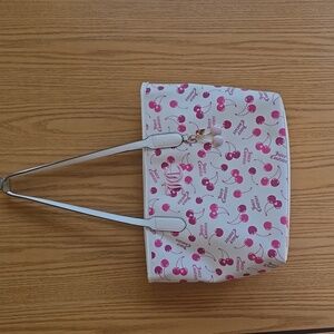Juicy Couture Pink Cherry Print Tote